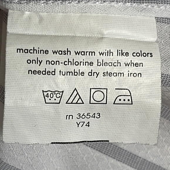 Michael Kors Men's Striped White/Grey Dress Shirt Size XL (17.5) (EU 36/27) - Picture 11 of 12